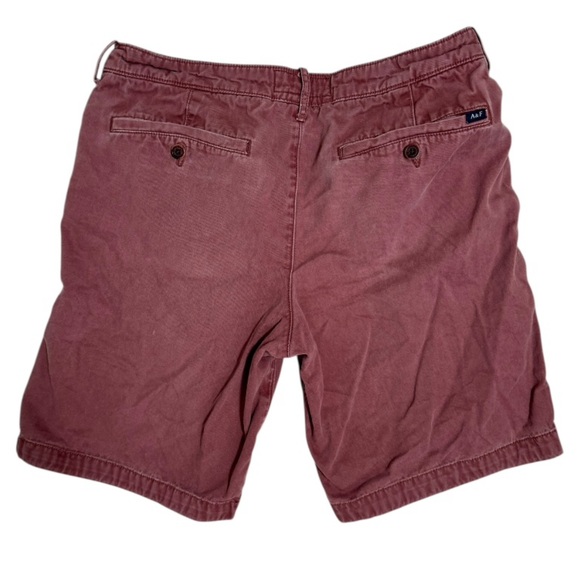 Abercrombie And Fitch Men's Casual Red Shorts size 32 - Picture 4 of 5